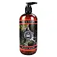A pump bottle of hand wash called "KEW Hand Wash" by the brand Flowers on Norton St showcases an illustration of figs and grapes. The label proudly displays "Kew Royal Botanical Gardens." As part of their Floral Collection, the dark amber bottle with black and red accents exudes a sense of botanical luxury.
