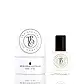 The elegant perfume roll-on from Flowers on Norton St features a transparent bottle with a black cap and comes in a cylindrical white box. Both the 10ml - 1/3 oz bottle and box proudly display Melbourne, Australia, highlighting their sophisticated design.