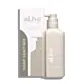 A beige bottle of Flowers on Norton St AL.IVE BODY hand sanitiser in the "Watermelon & Lime" scent complements your kitchen essentials perfectly as it sits next to its matching box. This bottle, with its minimalist designs and light gray text for an elegant touch, includes a pump dispenser for convenience.