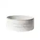 Introducing the Robert Gordon | Wheel Bowl by FlowersonNortonSt: a round, shallow stoneware bowl with a sleek gray finish. The exterior is adorned with subtle horizontal textured lines, offering a rustic yet modern look. Ideal for use as a decorative piece or for storing fruit, this bowl features a flat base and boasts a simple, minimalist design.